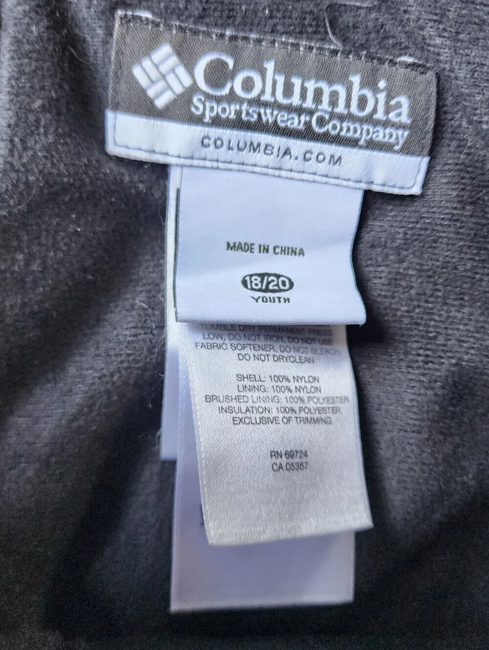Columbia Omni Shield Snow Pants Youth 16/18 Waterproof Snowboard Ski Black